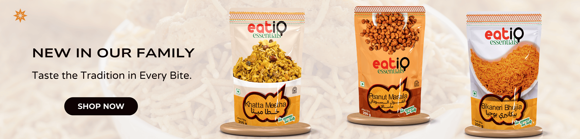 eatiQ Essential Snacks Banner eatiQ Essential Snacks Banner