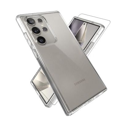 Max & Max Samsung S24 Ultra Clear Case + Tempered Glass (Bundle)