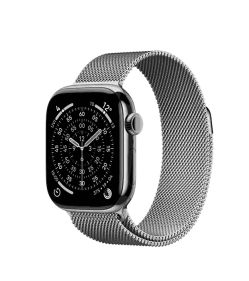 APPLE WATCH SERIES 11 GPS PLUS CELLULAR 42MM - NATURAL TITANIUM CASE WITH NATURAL MILANESE LOOP 