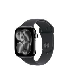 APPLE WATCH SERIES 11 GPS PLUS CELLULAR 46MM - JET BLACK ALUMINIUM CASE WITH BLACK SPORT BAND S M