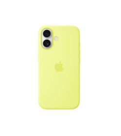 APPLE IPHONE 17 SILICONE CASE WITH MAGSAFE - NEON Yellow