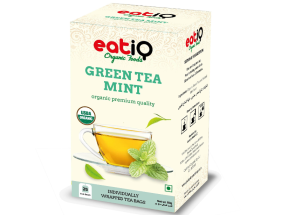 EATIQ ORGANIC  GREEN TEA MINT  50GM (25 X 2GM)