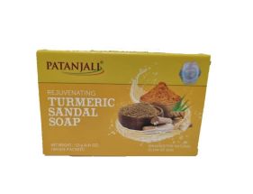 PATANJALI REJUVENATING TURMERIC SANDAL SOAP - 125g