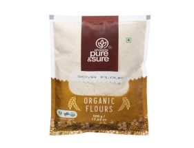 PURE & SURE ORGANIC SOYA FLOUR 1KG