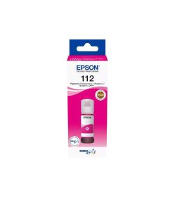 Epson 112 EcoTank Pigment ink bottle| Color Magenta