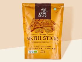 PURE & SURE ORGANIC METHI STICKS 200GM