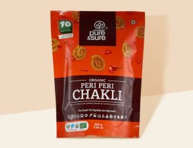 PURE & SURE ORGANIC PERI PERI CHAKLI 200GM
