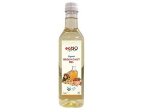 EATIQ ORGANIC FOODS - ORGANIC GROUNDNUT OIL 1LTR (960ml)