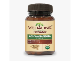 VEDAONE ORGANIC ASHWAGANDHA CAPLETS (60'S)