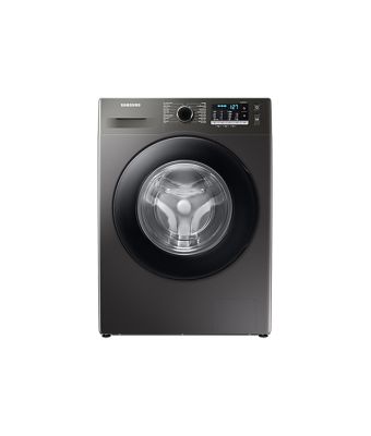 Front Load Washing Machine with Hygiene Steam and Eco Bubble™, 8KG, Platinum Silver