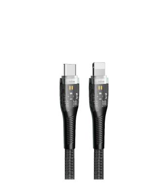 TRANDS GLASSYSERIES TYPE C TO LIGHTNING CABLE TR-CA739